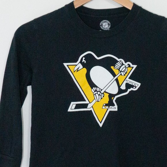 ✨3/$25✨ Pittsburg Penguins Boys Long Sleeve T-Shirt - S - Picture 2 of 5